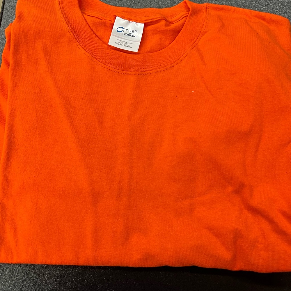 Men's Tall Orange T-Shirt